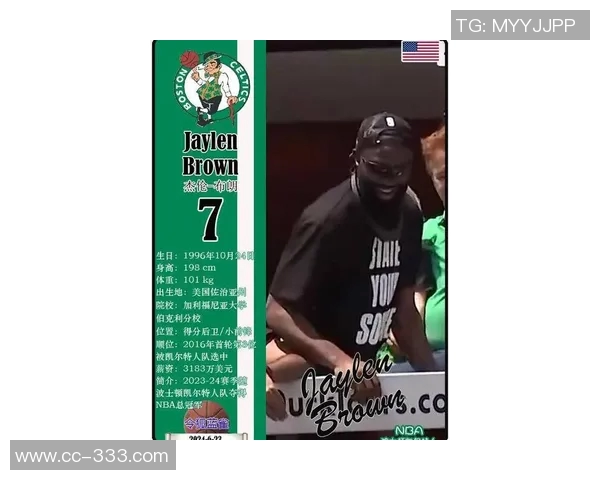 杰伦布朗谈绿军战绩超预期称球队成长速度令人惊喜